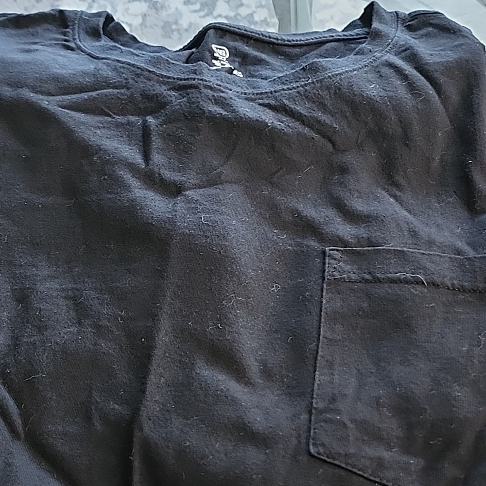 Mens Big And Tall 5xl Black Pocket T Shirt And 4x Casual Draw String Shorts - Picture 2 of 5